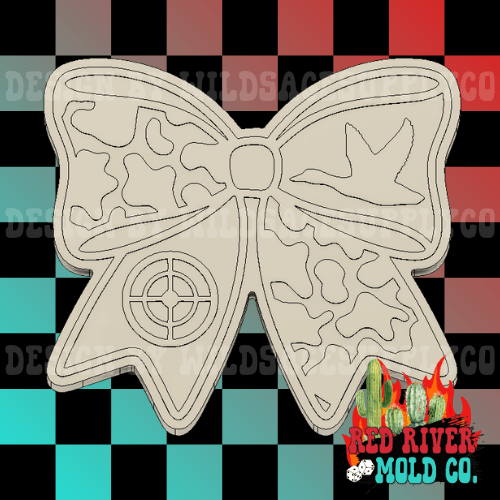 Camo Duck Hunting Bow Silicone Freshie Mold - Red River Mold Co