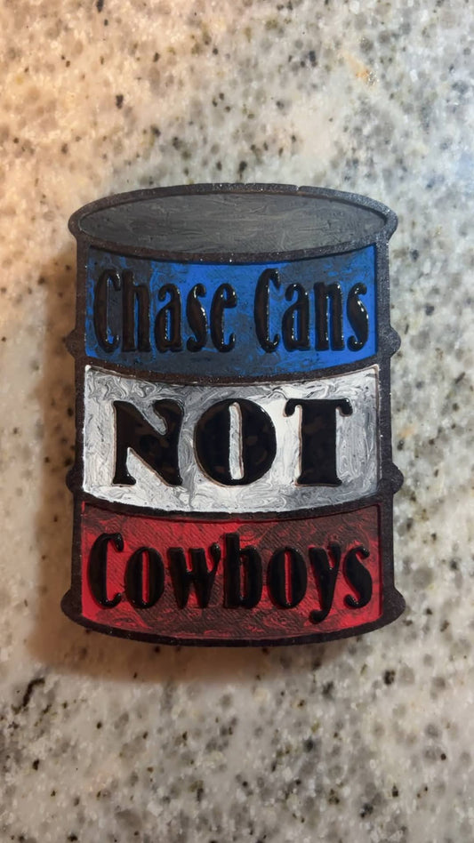 Chasin Cans Not Cowboys Silicone Freshie Mold - Red River Mold Co