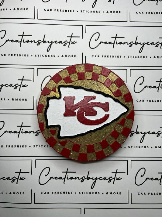 Checkered Arrowhead 4 in Round Mold Insert - Red River Mold Co