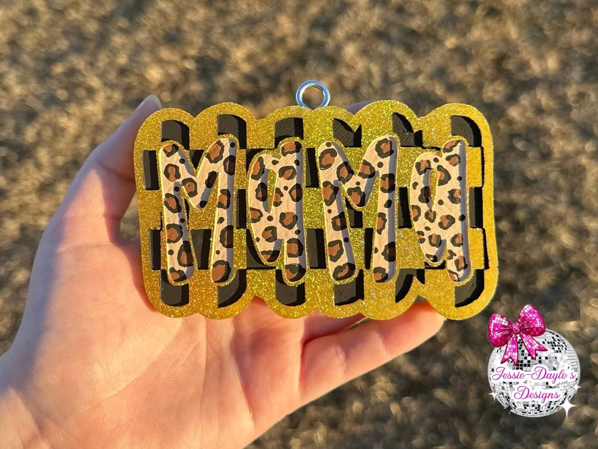 Checkered Mama Silicone Freshie Mold - Red River Mold Co