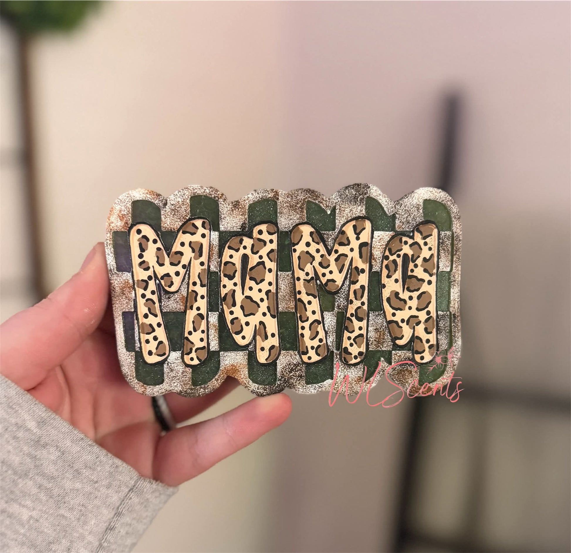 Checkered Mama Silicone Freshie Mold - Red River Mold Co