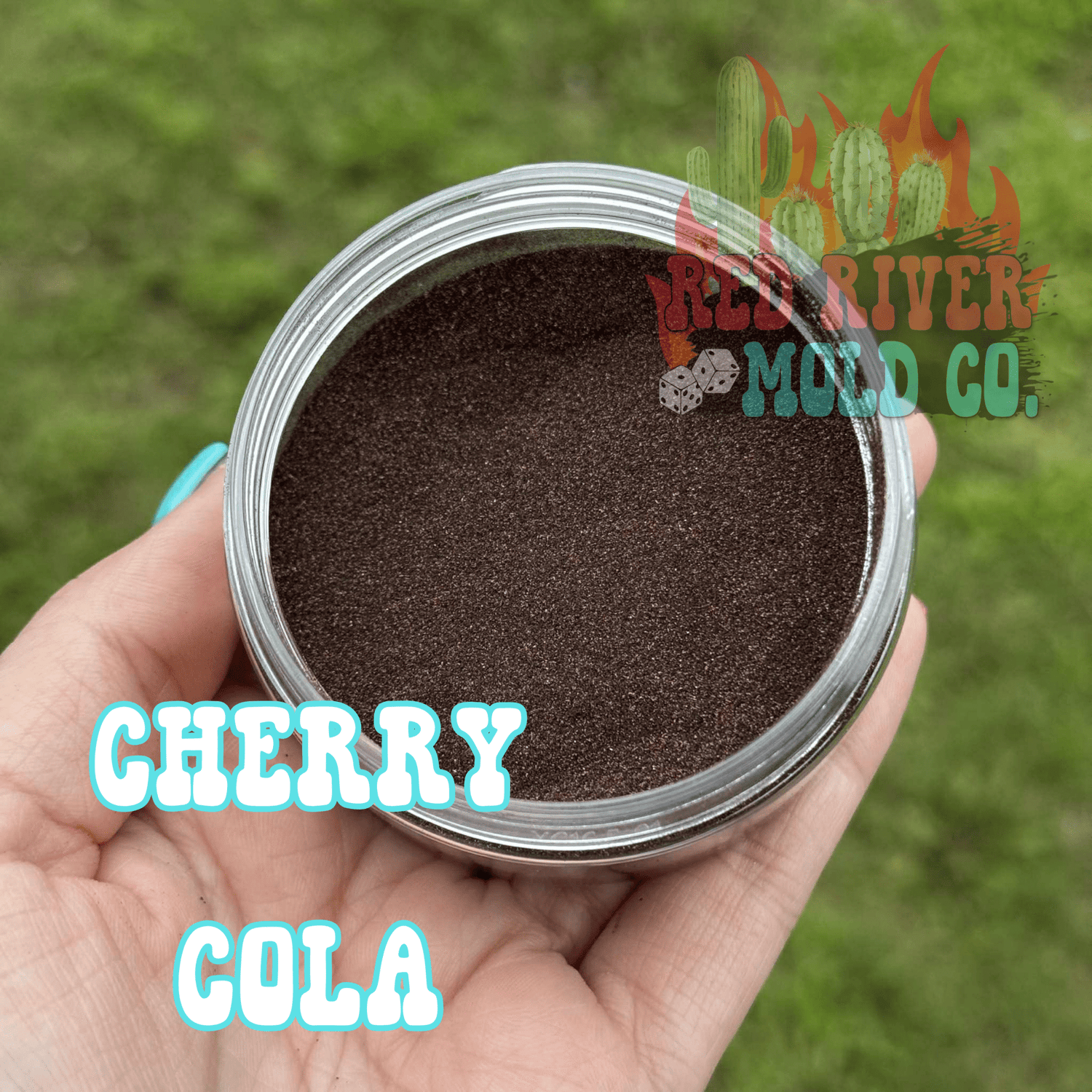 Cherry Cola Premium Ultra Fine Glitter Dust (1/500) Holographic - Red River Mold Co