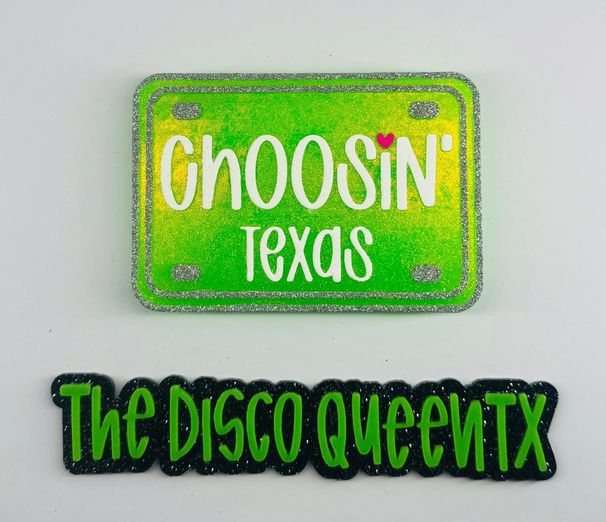 Choosin Texas License Plate Silicone Freshie Mold - Red River Mold Co