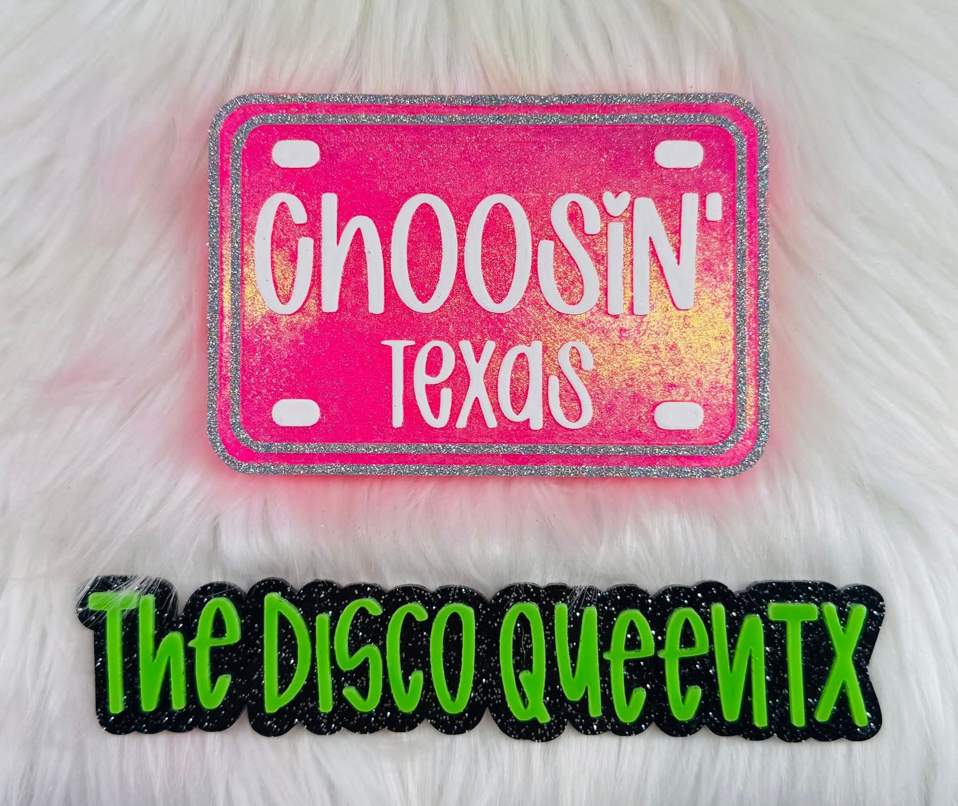 Choosin Texas License Plate Silicone Freshie Mold - Red River Mold Co