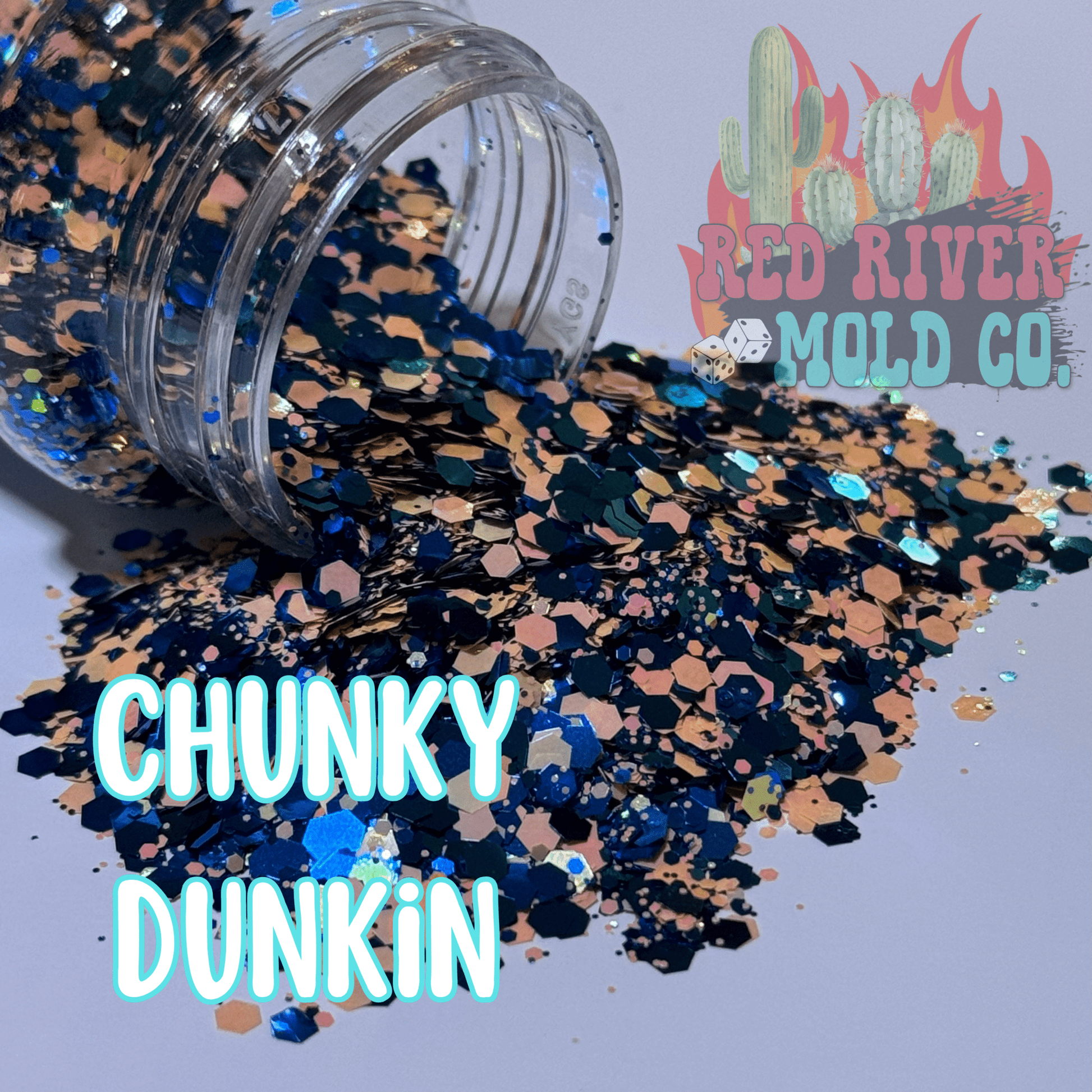Chunky Dunkin Premium Chunky Glitter (Metallic) - Red River Mold Co
