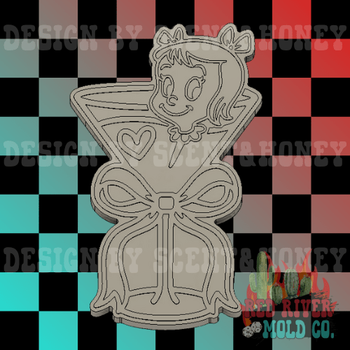 Cindy Martini Glass Silicone Freshie Mold - Red River Mold Co