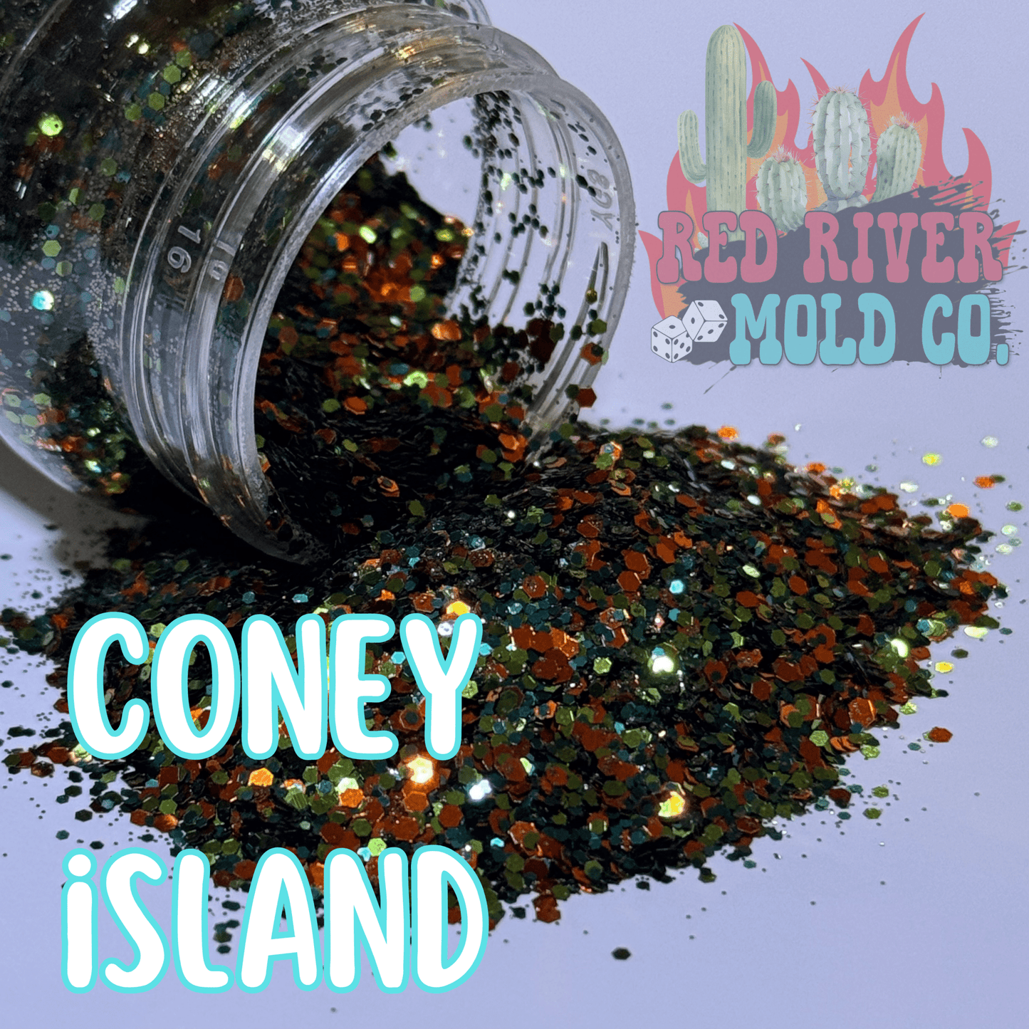 Coney Island Premium Mini Chunky Glitter (Metallic) - Red River Mold Co