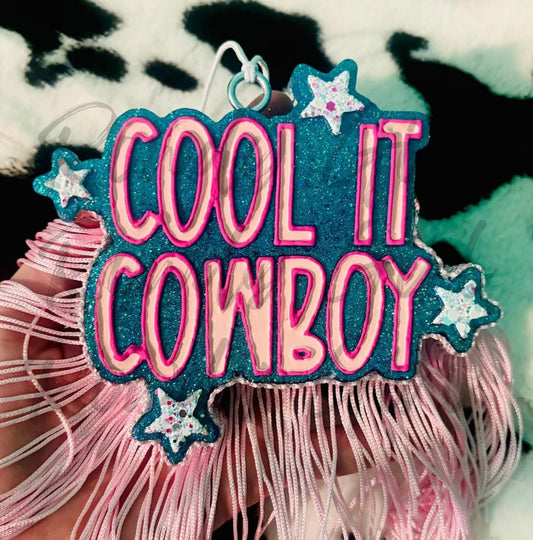 Cool It Cowboy Silicone Freshie Mold - Red River Mold Co