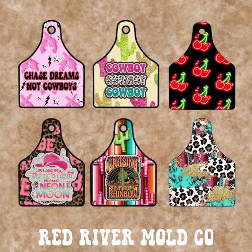 Cow Tag mold & cardstock bundle - Red River Mold Co