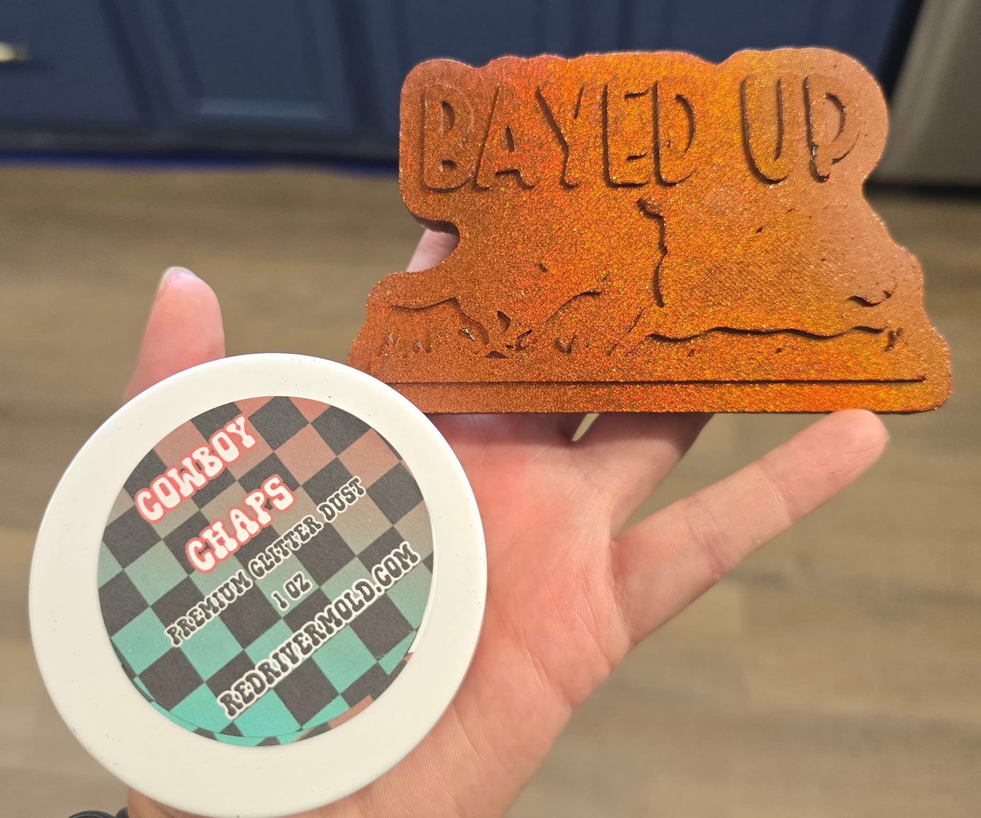 Cowboy Chaps Premium Ultra Fine Glitter Dust (1/500) Holographic - Red River Mold Co