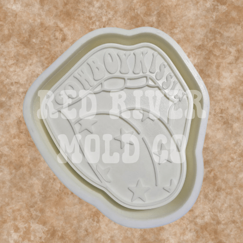 Cowboy Kissin Mouth Silicone Freshie Mold - Red River Mold Co