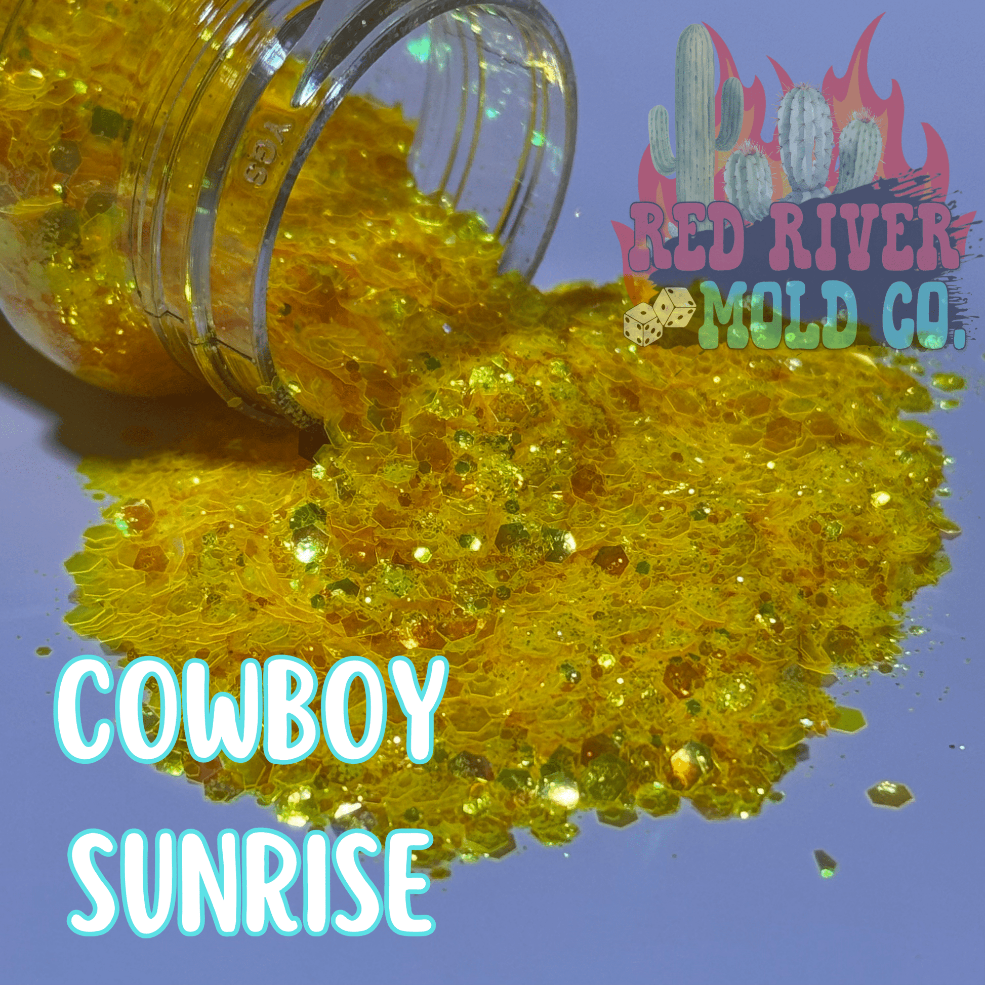 Cowboy Sunrise Premium Chunky Glitter (Iridescent) - Red River Mold Co