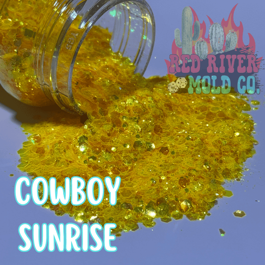 Cowboy Sunrise Premium Chunky Glitter (Iridescent) - Red River Mold Co