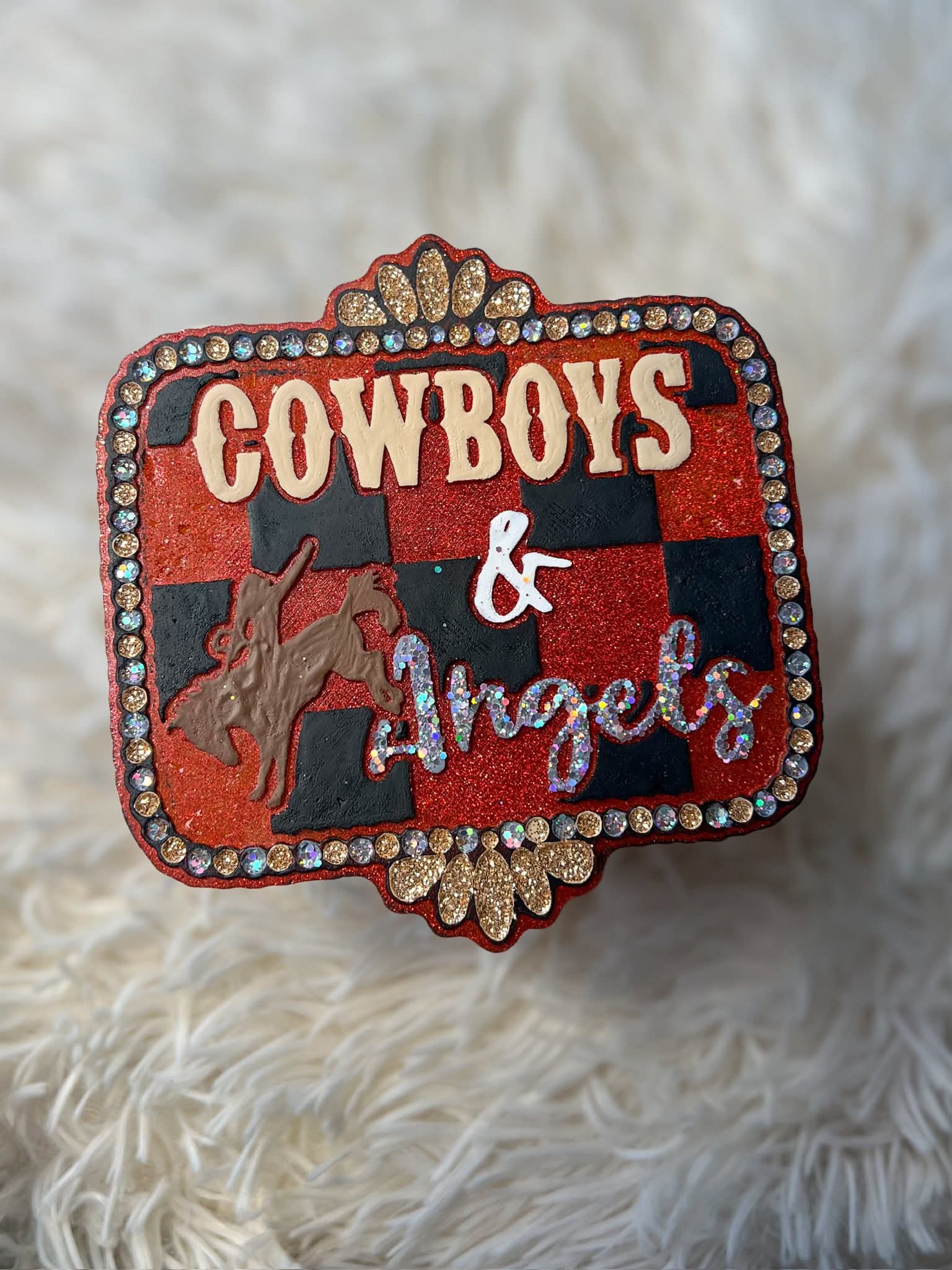 Cowboy's & Angels Silicone Freshie Mold - Red River Mold Co
