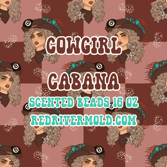 Cowgirl Cabana Scented Aroma Beads 16 oz - Red River Mold Co