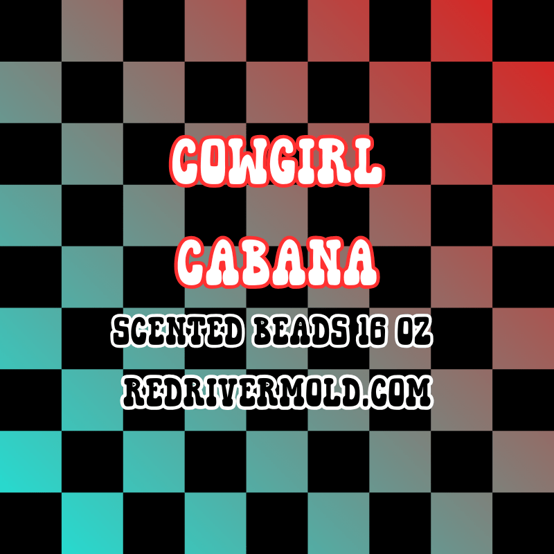 Cowgirl Cabana Scented Aroma Beads 16 oz - Red River Mold Co