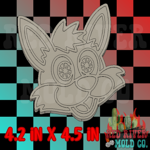 Coyote silicone freshie mold - Red River Mold Co