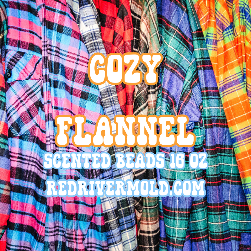 Cozy Flannel Scented Aroma Beads 16 oz - Red River Mold Co