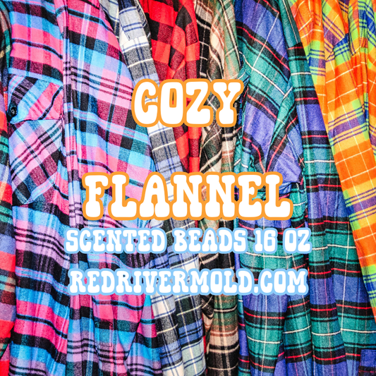 Cozy Flannel Scented Aroma Beads 16 oz - Red River Mold Co