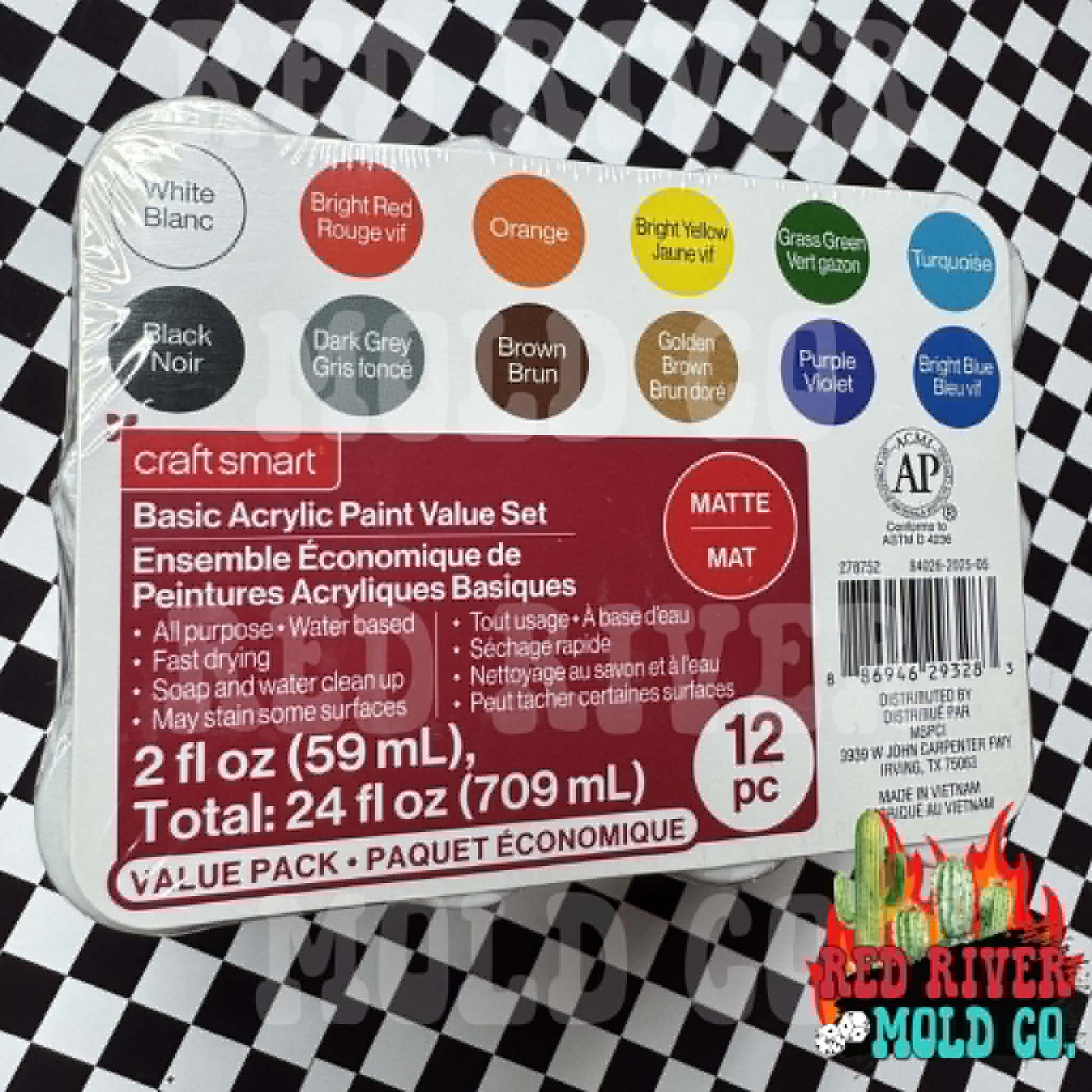 Craft Smart Basic Pack of 12 - Red River Mold Co