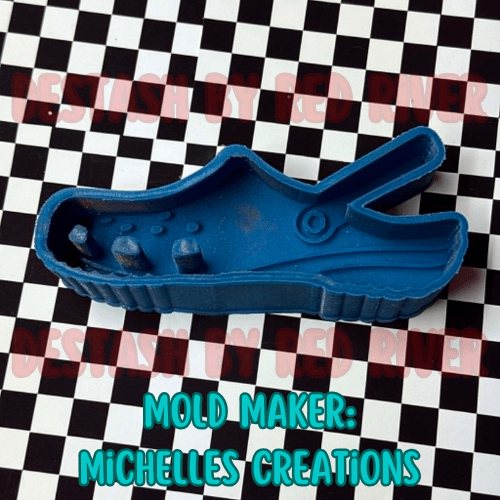 Croc Shoe Destash Silicone Freshie Mold - Red River Mold Co