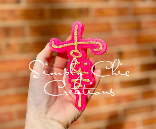 Cursive Faith Silicone Freshie Mold - Red River Mold Co