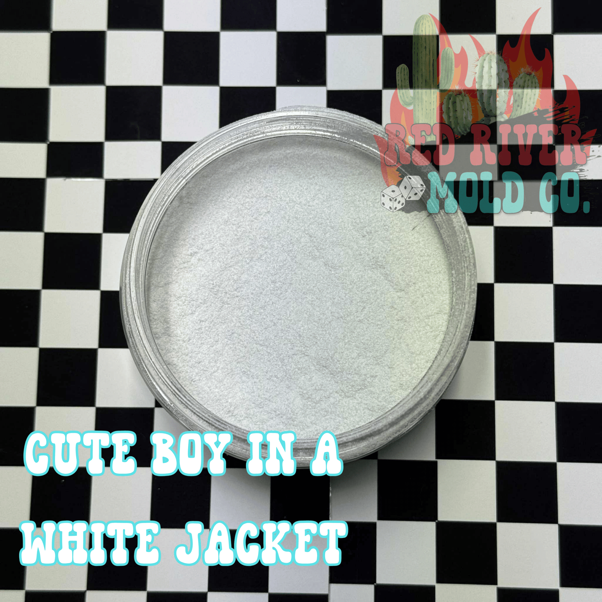 Cute Boy In A White Jacket Premium Ultra Fine Glitter Dust (1/500) Metallic - Red River Mold Co