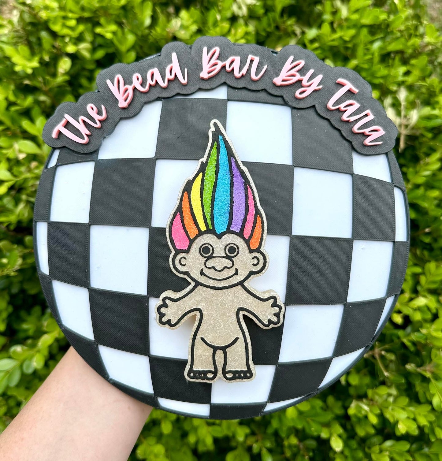 Cute Troll Doll Silicone Freshie Mold - Red River Mold Co