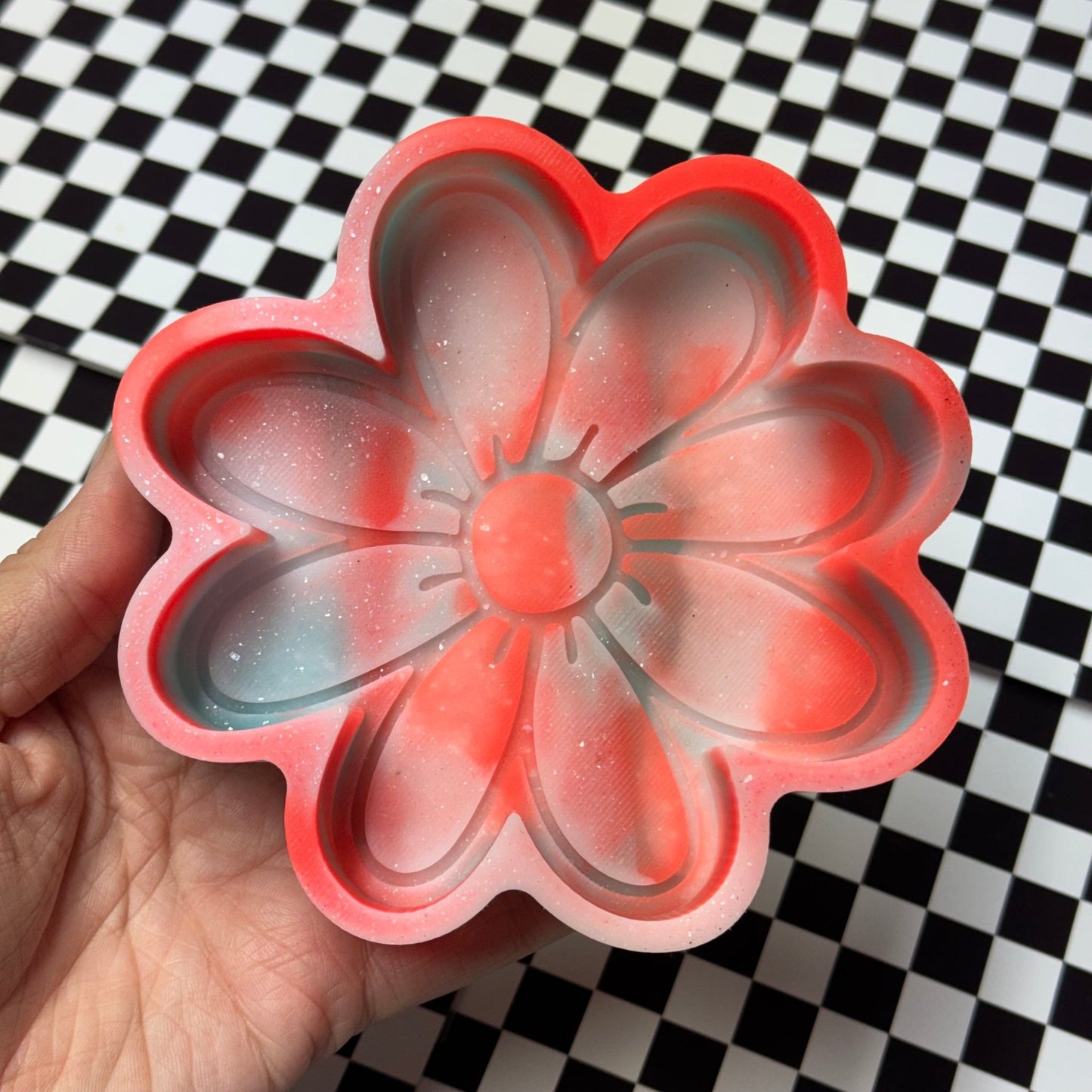 Daisy Flower B - Grade Silicone Freshie Mold - Red River Mold Co