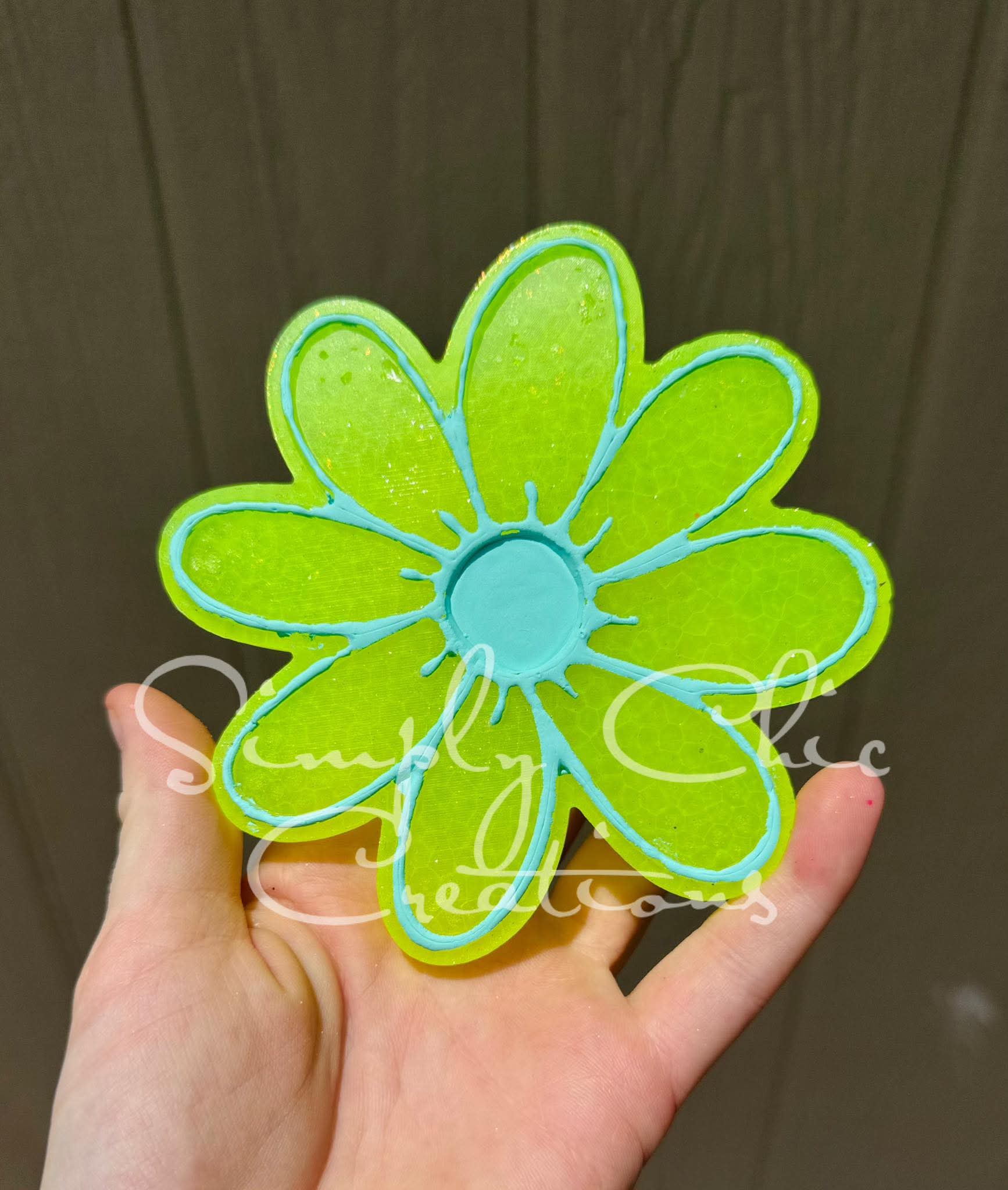 Daisy Flower Silicone Freshie Mold - Red River Mold Co