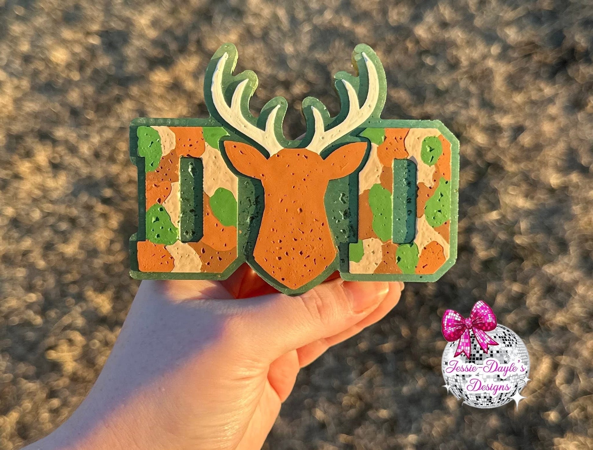 Deer Dad Silicone Freshie Mold - Red River Mold Co