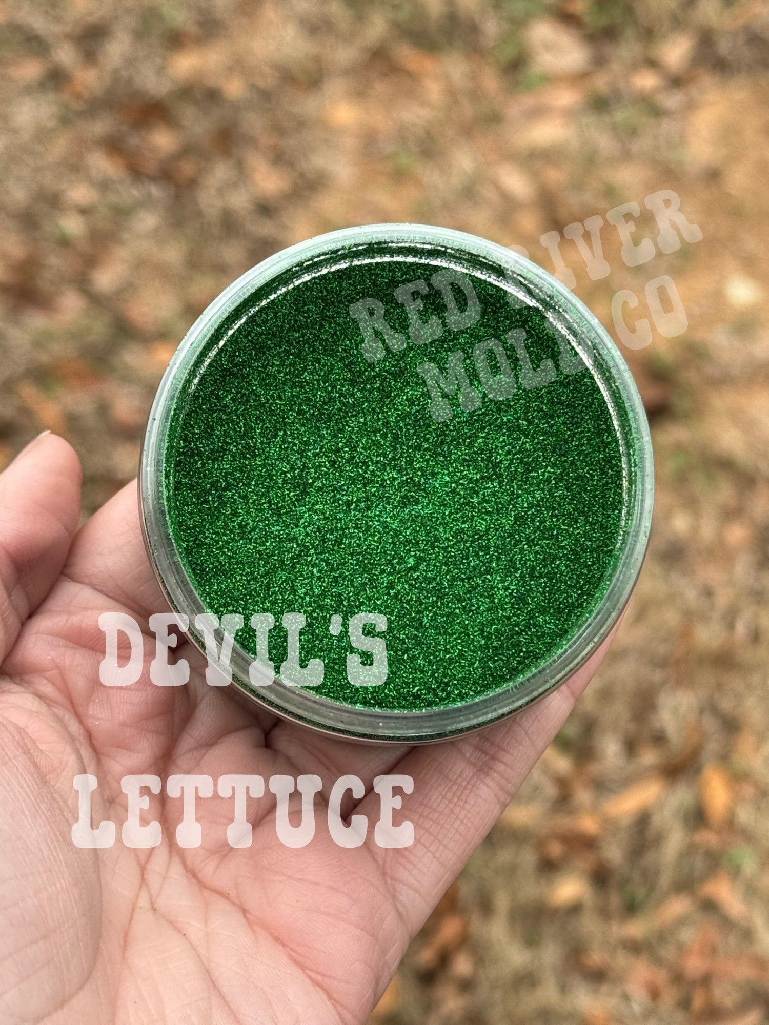 Devil's Lettuce Premium Ultra Fine Glitter Dust (1/256) Holographic - Red River Mold Co