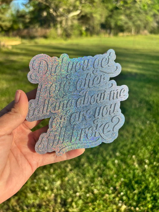 Did you get paid after talking about me or are you still broke? Silicone Freshie Mold - Red River Mold Co