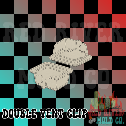 Dip Sauce Cups Silicone Double Vent Freshie Mold - Red River Mold Co