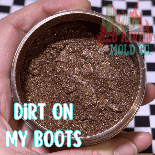 Dirt on my boots Premium Mica/Pigment Powder - Red River Mold Co