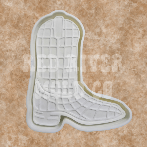 Disco Western Cowgirl Boot Silicone Freshie Mold - Red River Mold Co