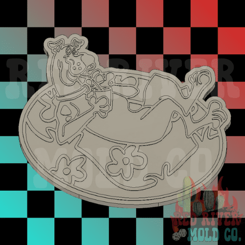 Dog In A Floatie Silicone Freshie Mold - Red River Mold Co