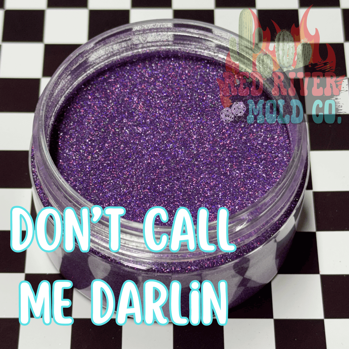Don't call me darlin Premium Ultra Fine Glitter Dust (1/256) Holographic - Red River Mold Co