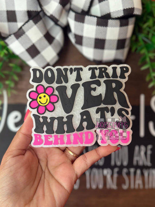 Don't Trip Over What's Behind You Silicone Freshie Mold - Red River Mold Co