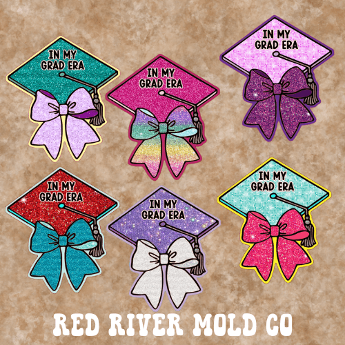 DoubleK Grad Cap cardstock grab bag - Red River Mold Co