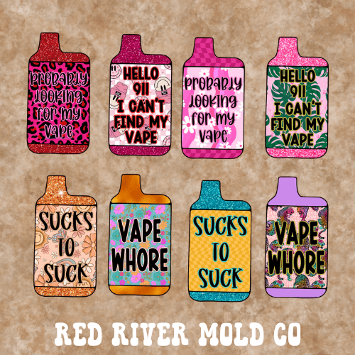 DoubleK Vape cardstock grab bag - Red River Mold Co