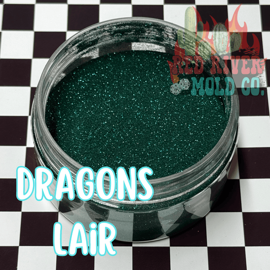 Dragons Lair Premium Ultra Fine Glitter Dust (1/500) Metallic - Red River Mold Co