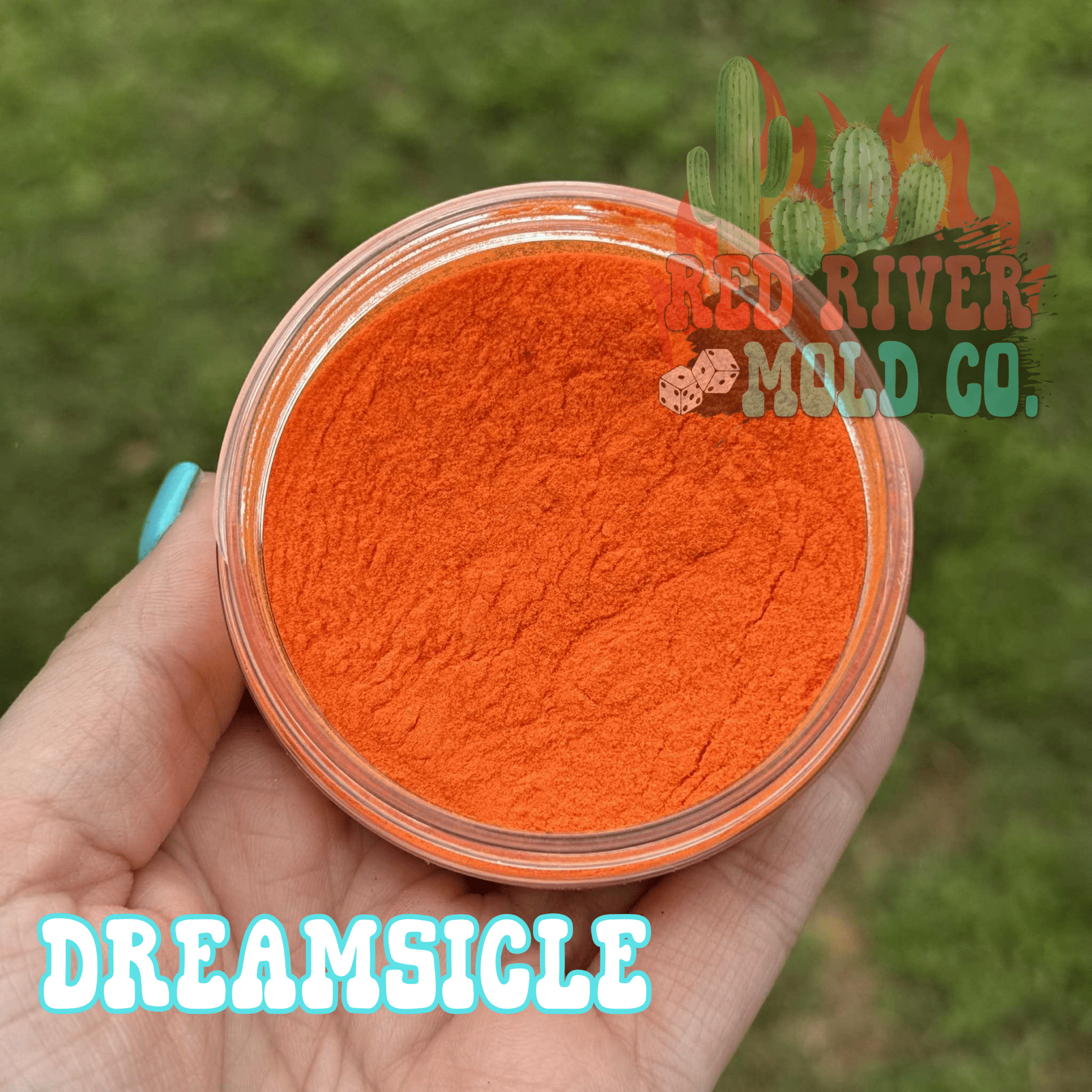 Dreamsicle Premium Ultra Fine Glitter Dust (1/500) Neon Translucent - Red River Mold Co