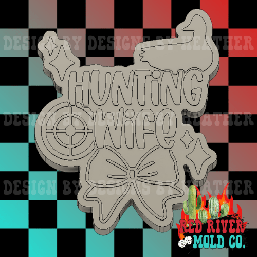 Duck Hunting Wife Silicone Freshie Mold - Red River Mold Co