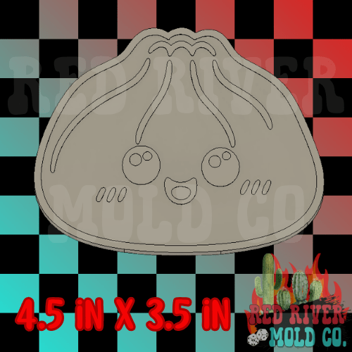 Dumpling silicone freshie mold - Red River Mold Co