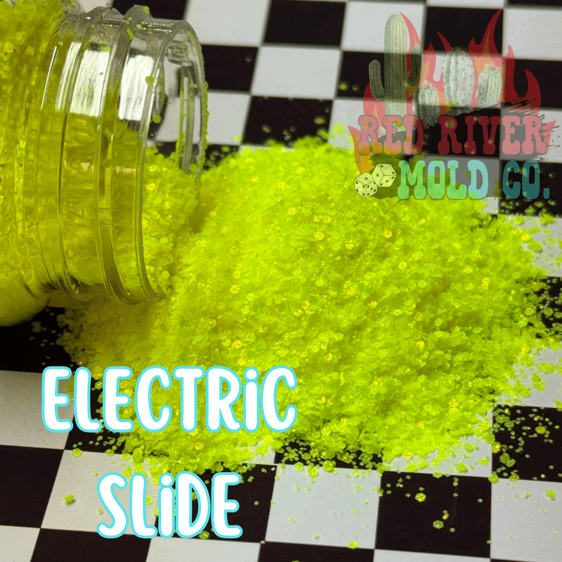 Electric Slide Premium Mini Chunky Glitter (Matte Holographic) - Red River Mold Co