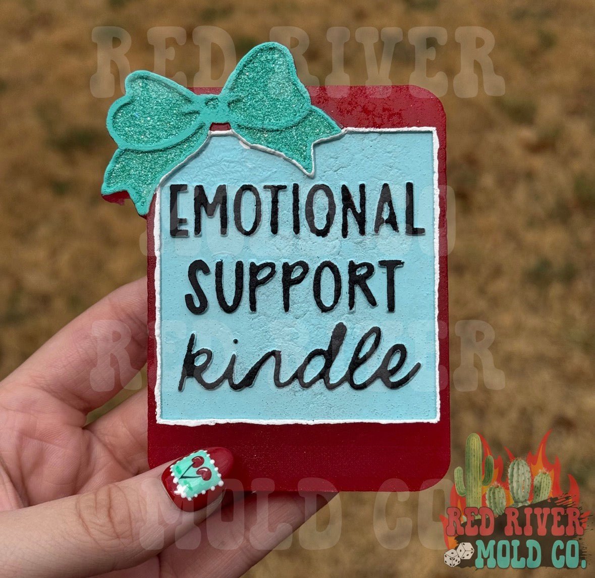 Emotional Support Kindle Silicone Freshie Mold - Red River Mold Co
