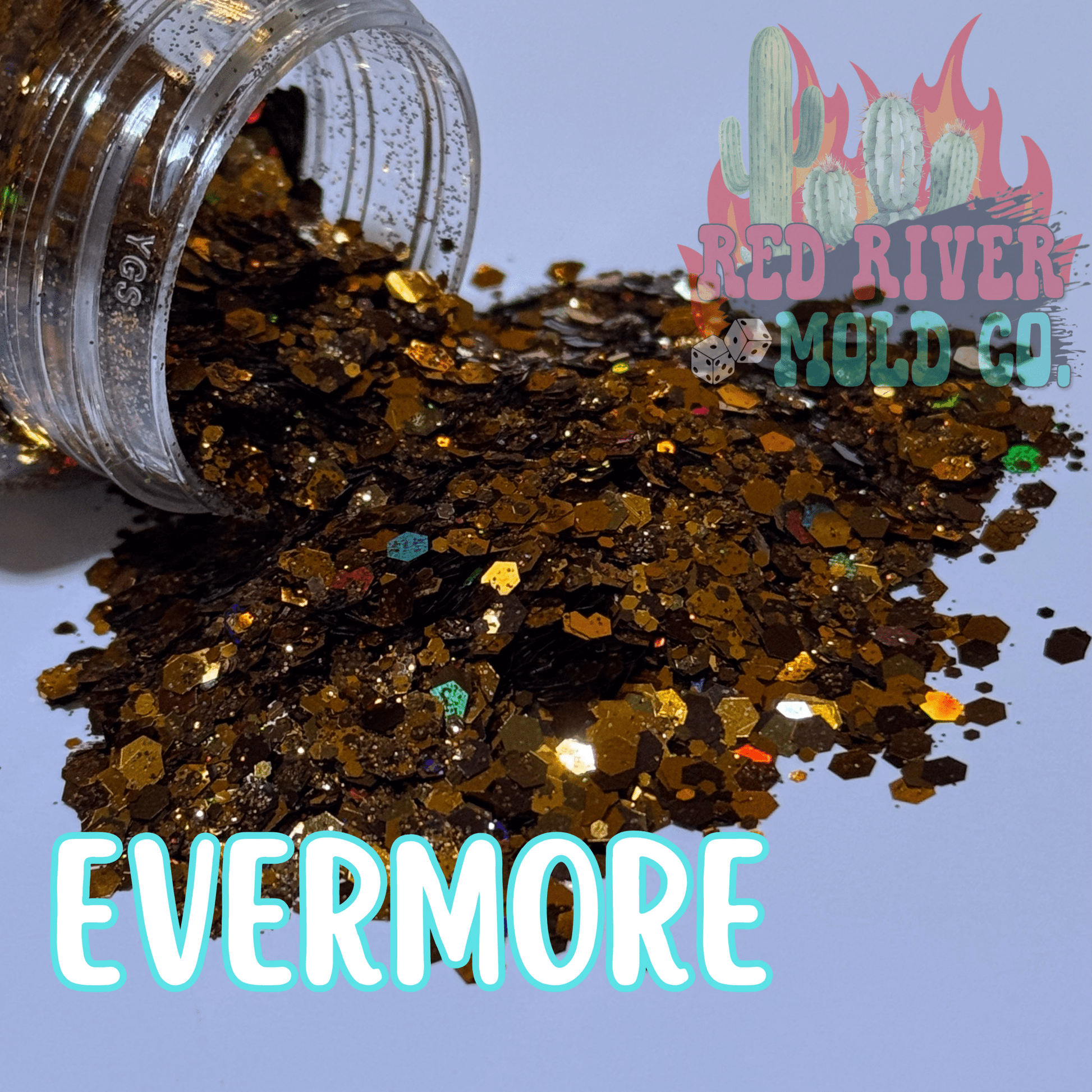 Evermore Premium Chunky Glitter (Holographic Metallic) - Red River Mold Co