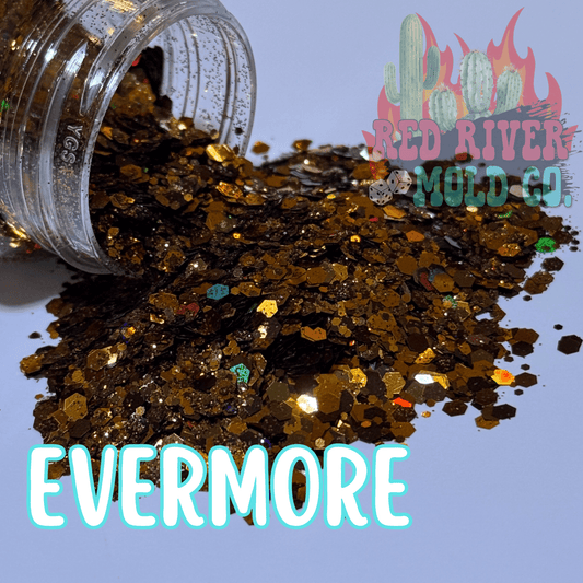 Evermore Premium Chunky Glitter (Holographic Metallic) - Red River Mold Co