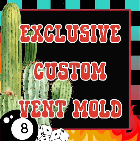 EXCLUSIVE Custom Silicone Double Vent Freshie Mold (read description) - Red River Mold Co